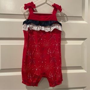 Fireworks Romper. Size 24 months. Independence Day. Brand new.